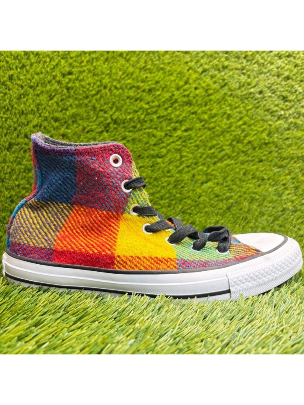 Converse All Star Chuck Taylor Hi Woolrich Womens Size 8 Athletic Shoes Sneakers
